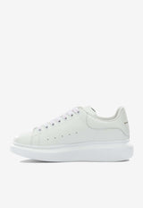 Alexander McQueen Oversized Leather Sneakers White 553770WIAIG9007_f0bd36e9-53f1-4c39-8291-4ce37067687f