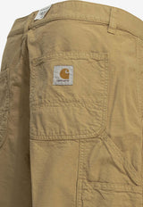 Carhartt Wip Walter Single-Knee Utility Shorts Beige I03649107E.GD_8df2d25e-1d2a-40b3-96a1-3688da626d6a
