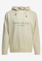 Stone Island Logo Print Hooded Sweatshirt White 6100054S0X31V0093_bb9348b5-0a58-468a-9e1c-7fa130fe194e