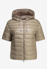 Herno Reversible Short-Sleeved Down Jacket Pink PI002222D12017Z4019_be759187-ccf3-4622-9f15-df4c3761b298