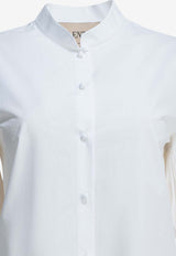 Valentino Embroidered Casual Poplin Shirt White 8B0AA0G55A60BO_ead9068a-d376-4765-b864-4e56a9685a3b
