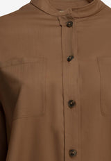 Herno Combed Casual Shirt Brown CM000044D334872240_fdd6470c-2b41-4430-8b3b-855f31b165cd