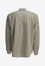 Our Legacy Above Pigment-Treated Casual Shirt Gray M2262ASTSAGE_e7749164-d2fc-41c2-9bf7-68b177d50dca