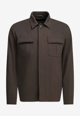 Herno Classic Buttoned Overshirt Brown GI000634U13286S8800_a2b66bc7-3a47-4298-b221-70211e6dad6f