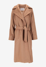 Max Mara Manuela Belted Single-Breasted Coat Brown 2521016062600MANUELA_001