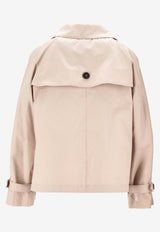 Max Mara The Cube Tesoro Double-Breasted Cropped Jacket Beige 2619021094600MTCTESO_002