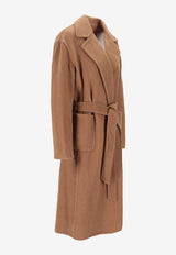 Ralph Lauren Leonarda Cashmere Wrap Coat Camel 211941395002