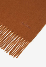 Max Mara Baci Knit Rectangular Scarf Brown 2524546331600BACI_009