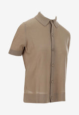 Max Mara Romania Wool Cardigan Brown 2521346061600ROMANIA_003
