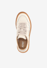 Autry Medalist Low Leather Sneakers White AULMBD_01