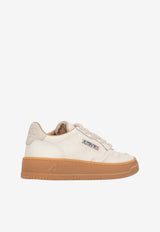 Autry Medalist Low Leather Sneakers White AULMBD_01