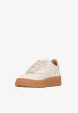 Autry Medalist Low Leather Sneakers White AULMBD_01