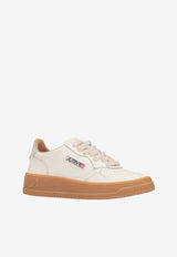 Autry Medalist Low Leather Sneakers White AULMBD_01