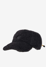 Miu Miu Fleece Baseball Cap Black 5HC3692IDY_F0S0O