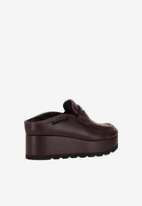 Stella McCartney Elyse Alter Mat Platform Mules Brown 810557APADE0_2017