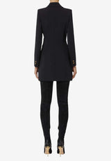 Elisabetta Franchi Double-Breasted Mini Dress Black AB89657E2_110