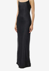 Elisabetta Franchi Chain-Embellished Maxi Dress Black ABR0757E2_110