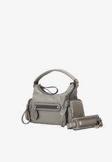Stella McCartney Dartmoor Crossbody Bag with Glossy-Finish Gray 7B0179WP0632_1220