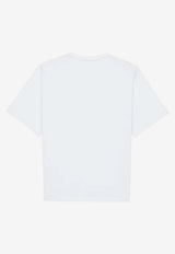 Saint Laurent Embroiderde Classic T-shirt White 841332Y38AK_9538