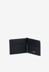 Saint Laurent Bi-Fold Leather Wallet Black 863631AAELP_1000