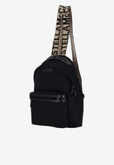 Stella McCartney Logo Strap Backpack Black 557859W8091_1063
