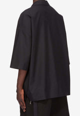 Rick Owens Magnum Tommy Short-Sleeved Shirt Black DU01E3290CVS_09