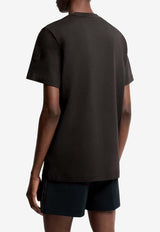 Moncler Logo Printed T-shirt Black L10918C0003489B8U_999