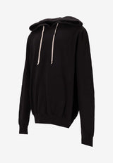 Rick Owens DRKSHDW Oversized Hooded Sweatshirt Black DU02E7262FSLP_09
