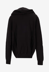 Rick Owens DRKSHDW Oversized Hooded Sweatshirt Black DU02E7262FSLP_09