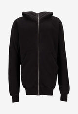 Rick Owens DRKSHDW Jumbo Gimp Zip-Up Sweatshirt Black DU02E7283FSL_09