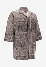 Rick Owens DRKSHDW Magnum Tommy Shirt Gray DU02E7294SDWF_59