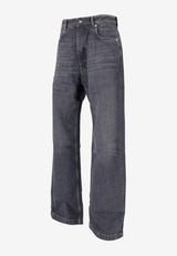 Rick Owens DRKSHDW Geth Wide-Leg Jeans Gray DU02E7351DGY_58