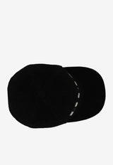 Rick Owens DRKSHDW Cunty Baseball Cap Black DA02E7478BMOEM6_0908