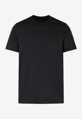 Moncler Logo Patch Crewneck T-shirt Black L10918C0001789AYW_999