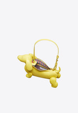 Thom Browne Baby Hector Grained Leather Shoulder Bag Yellow FAP341A00198_735