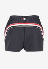 Thom Browne Tech Track Shorts Blue FTC520UF1066_415
