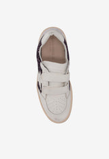 Golden Goose DB Ballstar Strap Glittered Low-Top Sneakers Multicolor GTF00501F007446_45327