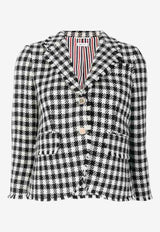 Thom Browne Houndstooth Cropped Blazer Monochrome FBC010T02284980