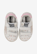Golden Goose DB Kids Baby Girls Sneakers with Star-Print White GIF00166F007410_12266