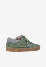 Golden Goose DB Girls Super-Star in Suede Sneakers Green GYF00101F007423_35930