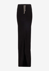 Rick Owens Soft Edfu Maxi Skirt Black DS02E7337JDB_09