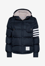 Thom Browne 4-bar Stripes Puffer Jacket Blue FBD076XF1095_415