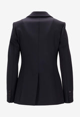 P.A.R.O.S.H. Liliuxy Notched Lapel Jacket Blue D420053LILIUXY25_012