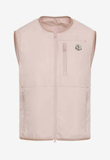 Moncler Alshain Zip-Up Vest Pink L10931A0015053A5E_50H