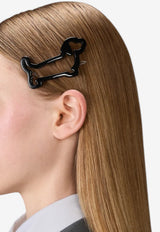 Thom Browne Hector Hair Clip Black FHA013AG0002_001
