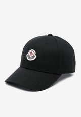 Moncler Logo-Embroidered Baseball Cap Black L10933B0000804863_999