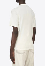 Rick Owens Brad Crewneck T-shirt White RR01F2232JAEP13_1109