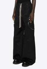 Rick Owens Heizer Bela Wide-Leg Pants Black RU01F2338TE_09