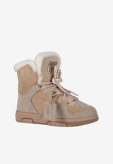 Off-White Shearling Suede Snow Boots Beige OWIY001F25LEA001_6C68