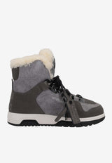 Off-White Shearling Suede Snow Boots Gray OWIY001F25LEA001_6512